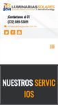 Mobile Screenshot of luminariassolares.com.mx
